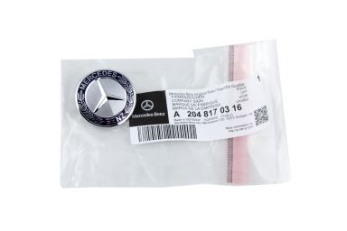 Mercedes Benz Genuine W204 C-Class Grille Flat Star Badge Emblem C250 C350 C63